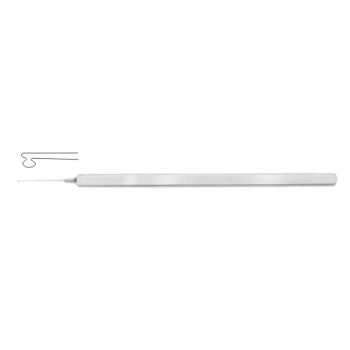 Kuglen Iris Hook and Lens Manipulator Push Pull Modle - Straight Stainless Steel, 11.5 cm - 4 1/2"